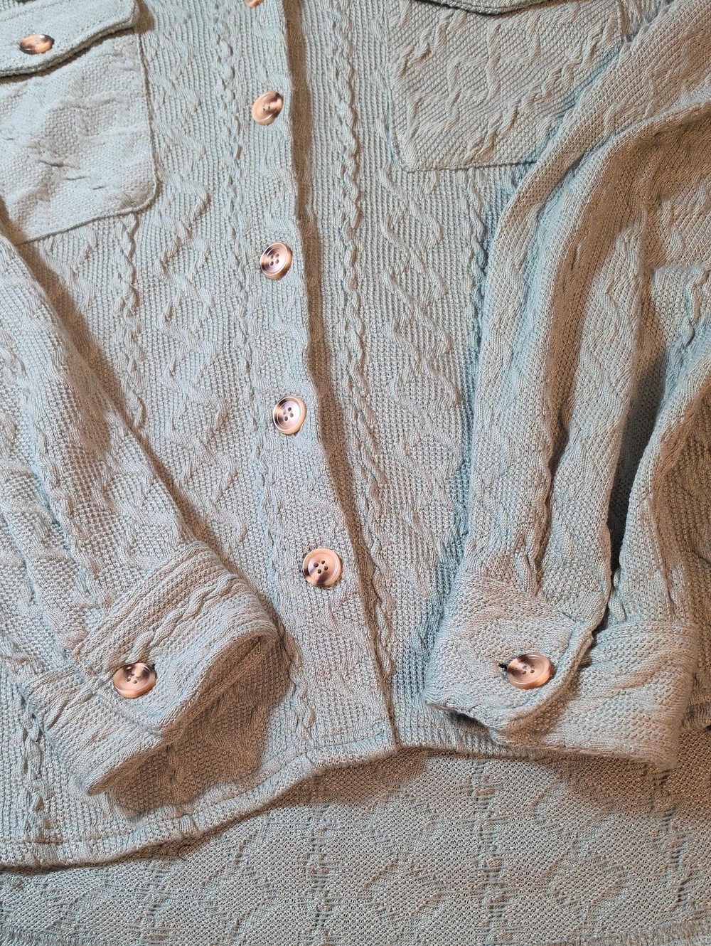New In Sweater Shacket - Picture 12 of 13